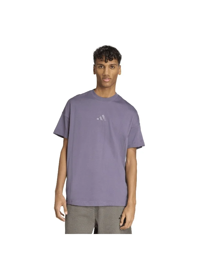 Adidas M A Szn T Purple Training T-Shirts For Men XS