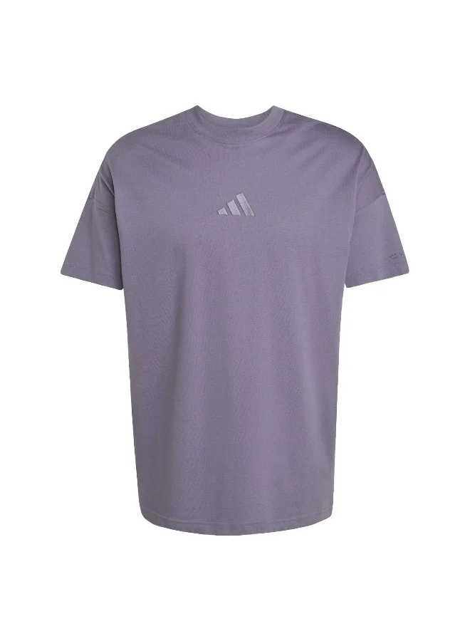 Adidas M A Szn T Purple Training T-Shirts For Men XS
