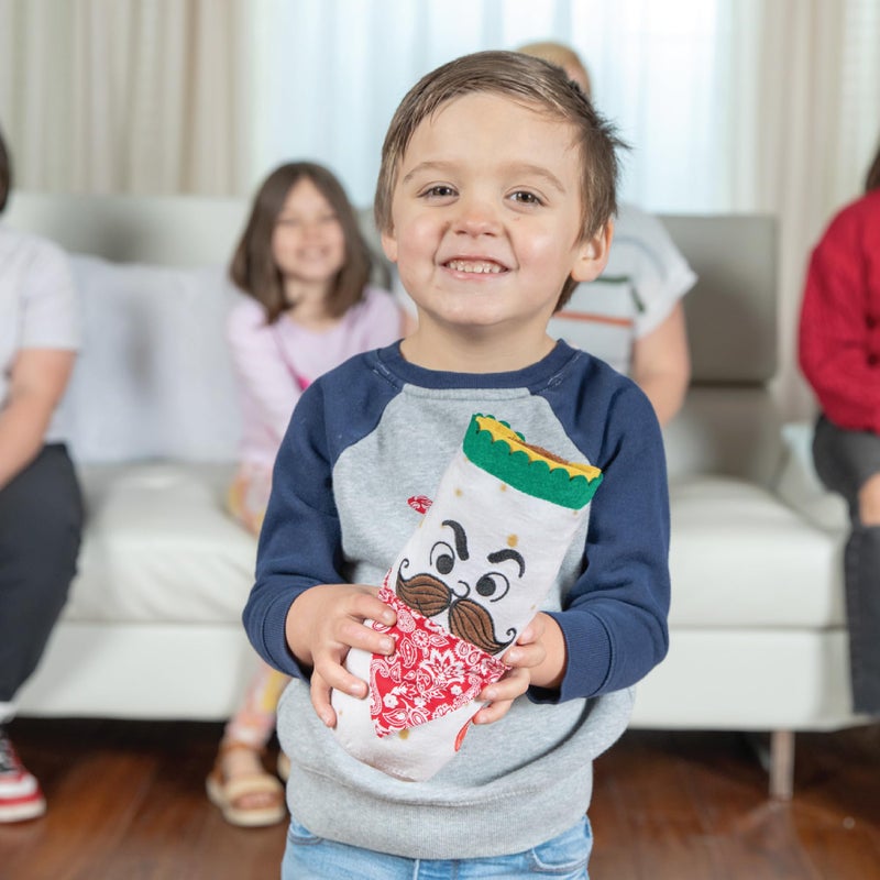 Squirrel Products Bandito Burrito The Musical Passing Game for Kids 4+, Toss The Singing Plush in a Hot Potato-Style That Ends with a Toot - Image 5
