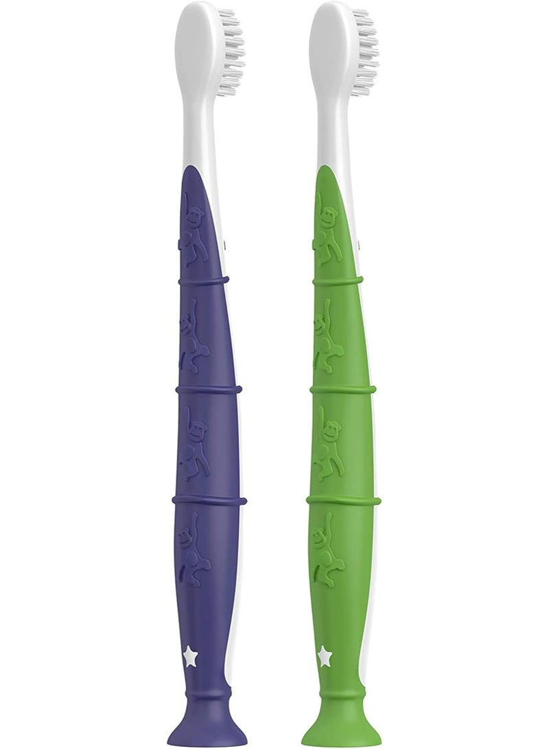 كولجيت فرشاة أسنان كولجيت للأطفال فائقة النعومة، تنظيف لطيف للأطفال من عمر سنتين فما فوق - Image 4