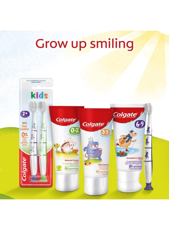 كولجيت فرشاة أسنان كولجيت للأطفال فائقة النعومة، تنظيف لطيف للأطفال من عمر سنتين فما فوق - Image 5