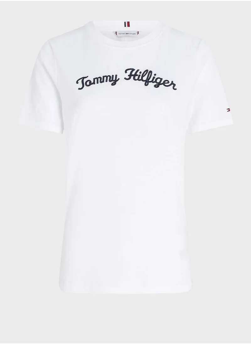 TOMMY HILFIGER Crew Neck Logo T-Shirt