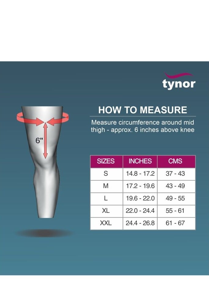 تاينور جوارب ضغط منتصف الفخذ الكلاسيكية (زوج) I15 - Image 2
