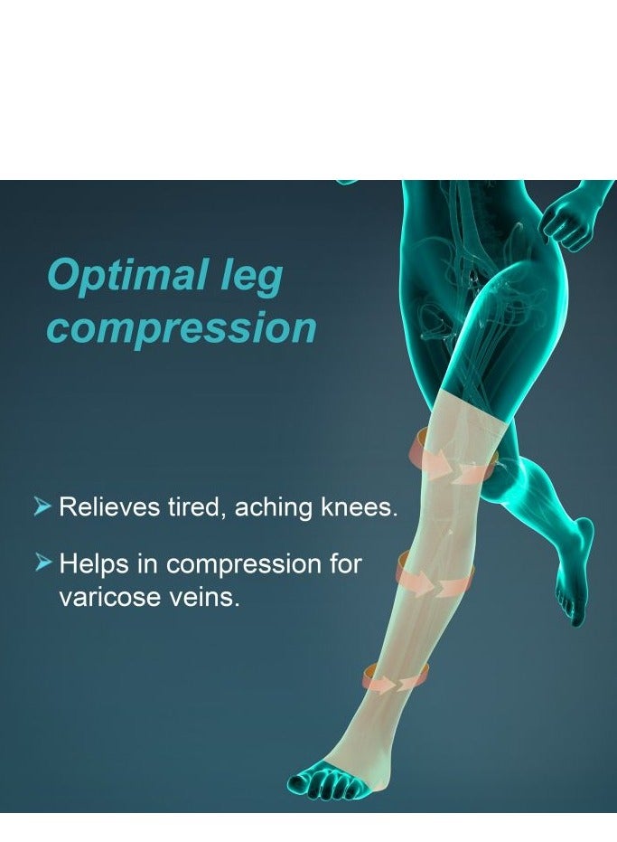 تاينور جوارب ضغط منتصف الفخذ الكلاسيكية (زوج) I15 - Image 3