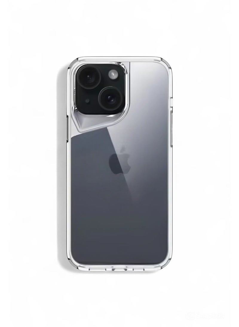 جيرفور جراب موبايل ايفون 13 (iPhone 13) مضاد للصدمات, غطاء حماية مضاد للخدش, مصنوع من البولي يورثين الحراري عالي الجودة - شفاف - Image 1