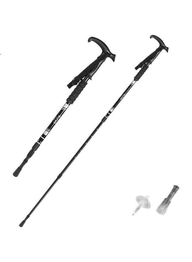 Ofeis Outdoor Hiking Pole, Climbing Cane, Trekking Stick, Walking Stick, Aluminum Alloy, Elderly Walking Stick, Mountaineering Equipment, Fitness Walking Pole - Image 2