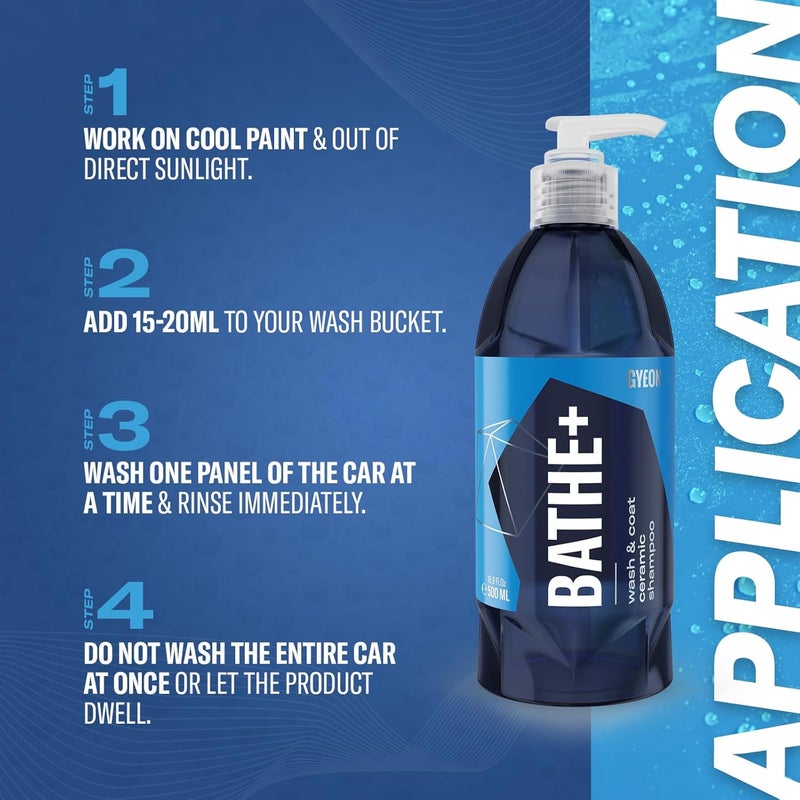 Gyeon Bathe+ Ceramic Shampoo 1000ml - Image 5