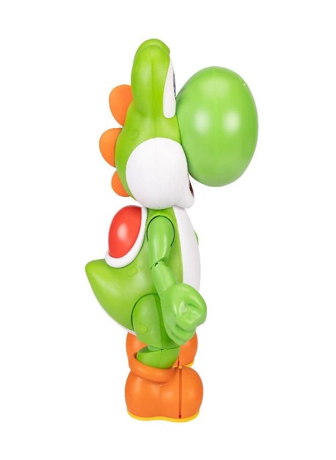 Super Mario - SUPER MARIO Let's Go, Yoshi! 12-Inch-Tall Interactive Action Figure with 20+ Iconic Sounds & Music - Officially Licensed by Nintendo - Image 1