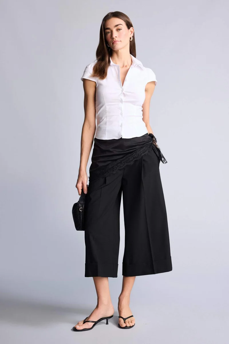 ديفاكتو Slim Fit Shirt Collar Short Sleeve Shirt