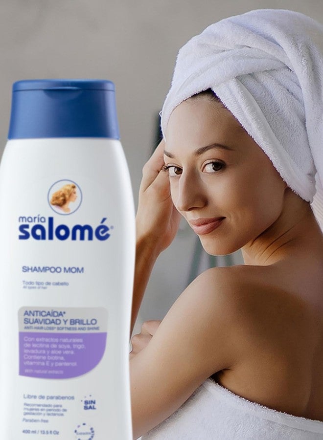 Maria Salome Shampoo MOM Prevencion Caida Y Nutricion del Cabello 400ml - Image 5