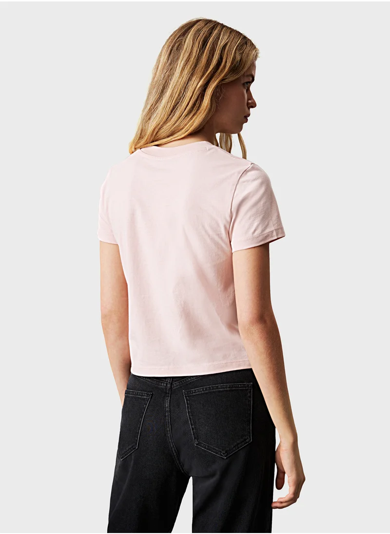 كالفن كلاين جينز Logo Graphic Baby Tee