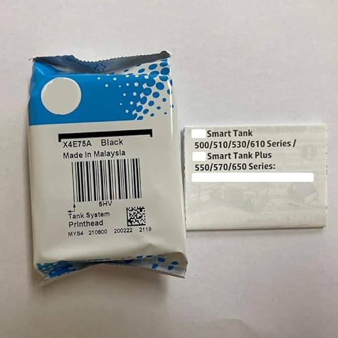 X4E75AA GT53 PRINTHEAD FOR HP 517 532 617 515 508 510 511 518 519 531 538 610 618 550 570 650 HOME STUDY AND OFFICE PRINTER, BLACK