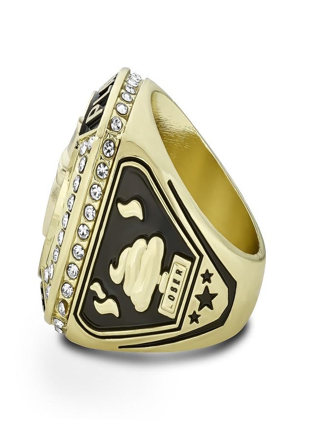 Express Medals Champion Gold Last Place Loser Trophy Ring Award Gift Fantasy Prize with Display Neck Chain and Stand Championship Rings Toilet Bowl - Image 3