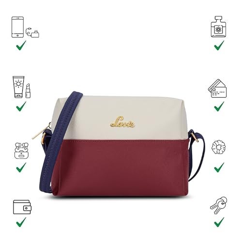 Lavie Women's Ellen Colourblock Horizantal Cross Body Sling Bag | Ladies Purse Handbag | Gift for Women - Image 5