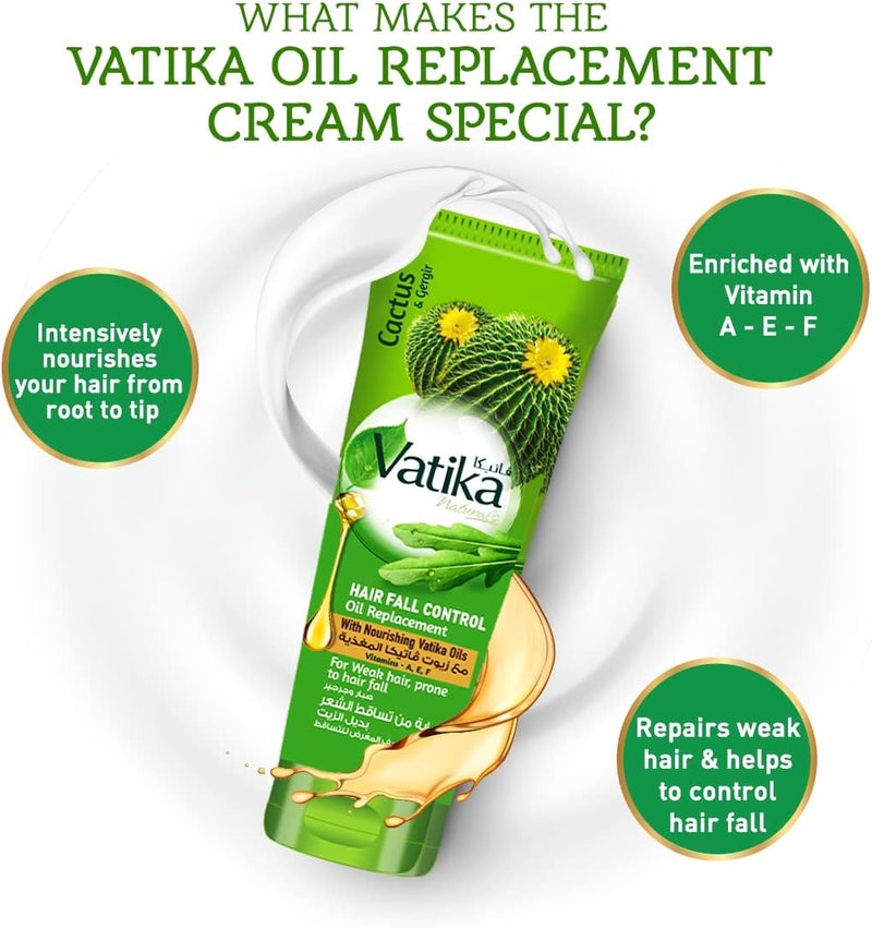 Vatika Naturals Hair Fall Control Oil Replacement Cream - 300 ml - Image 5