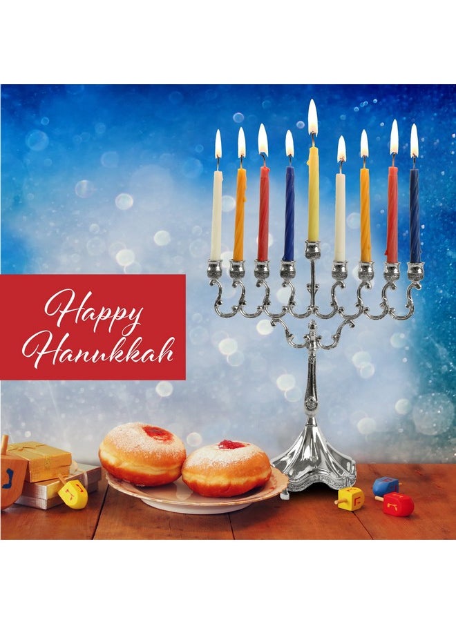 Ner Mitzvah Ner Mitzvah Colorful Chanukah Candles 1-Pack - Standard Size Fits Most Menorahs - Premium Quality Wax - Assorted Colors - Bulk Pack for All 8 Nights of Hanukkah  - Image 3
