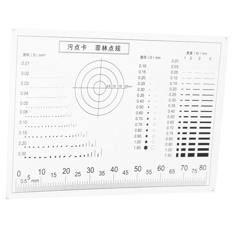 Scratch And Spot Ruler For Woodworking Sports Card Grading Concrete Monitoring Film Thickness Gauge - Image 2