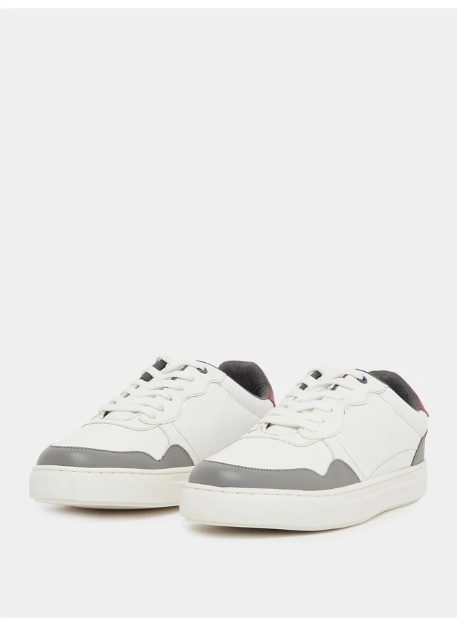 ستايلي Styli Color Block Low Top Lace-Up Sneakers
