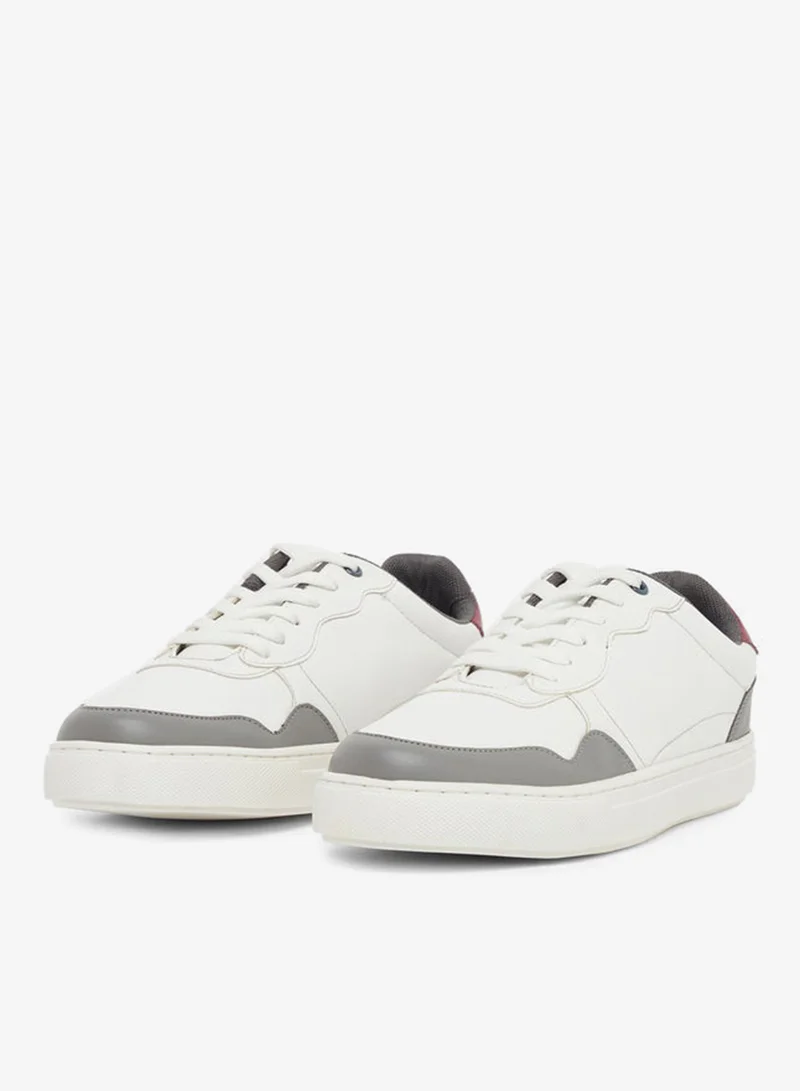 Styli Active Color Block Low Top Lace-Up Sneakers