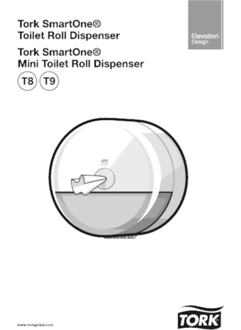 Tork - Smartone® Mini Toilet Paper Dispenser White ( 681000 ) - Image 1