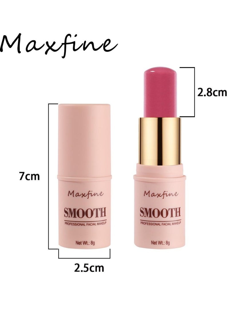 Maxfine 3 in 1 Multi Stick for Lipstick Blush and Eyeshadow Professional Facial Makeup Multi Stick for Lips Cheeks and Eyes Long Lasting Smooth Blush Stick Blusher Tinted Moisture Stick 04  - Image 5