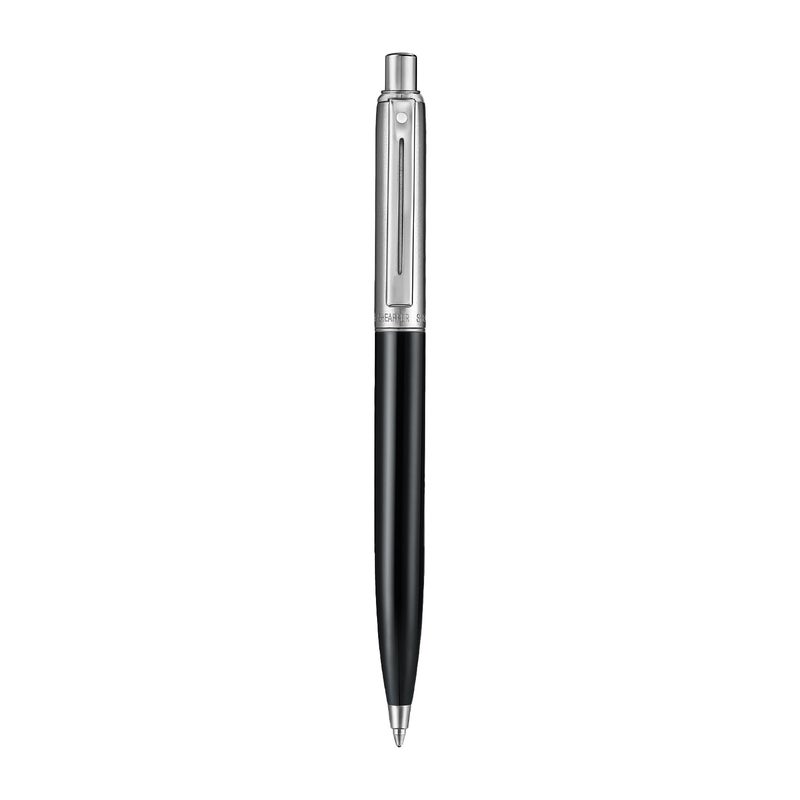 SHEAFFER قلم شيفر سنتينل 332 أسود لامع مع غطاء كروم وزخارف مطلية بالكروم - Image 4