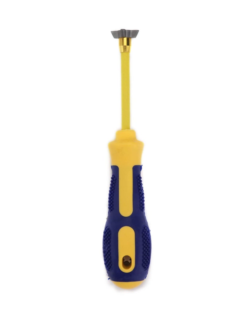 SYOSI Grout Removal Tool, 4 in 1 Multifunctional Non-Slip Handle Various Sizes of Clearance Grout Cleaning Tool Caulking Removal Tool for Cleaning Floor Ceramic Tile Corners and Against Walls Gaps  - Image 1