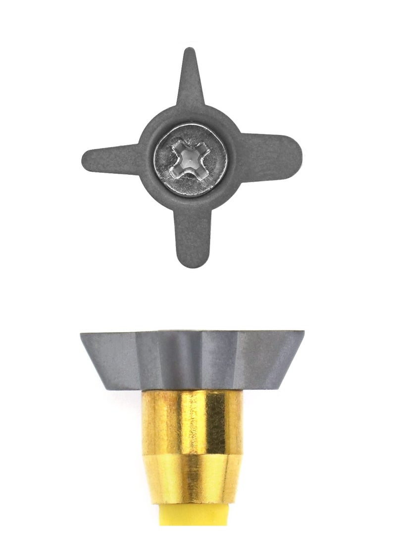 SYOSI Grout Removal Tool, 4 in 1 Multifunctional Non-Slip Handle Various Sizes of Clearance Grout Cleaning Tool Caulking Removal Tool for Cleaning Floor Ceramic Tile Corners and Against Walls Gaps  - Image 3