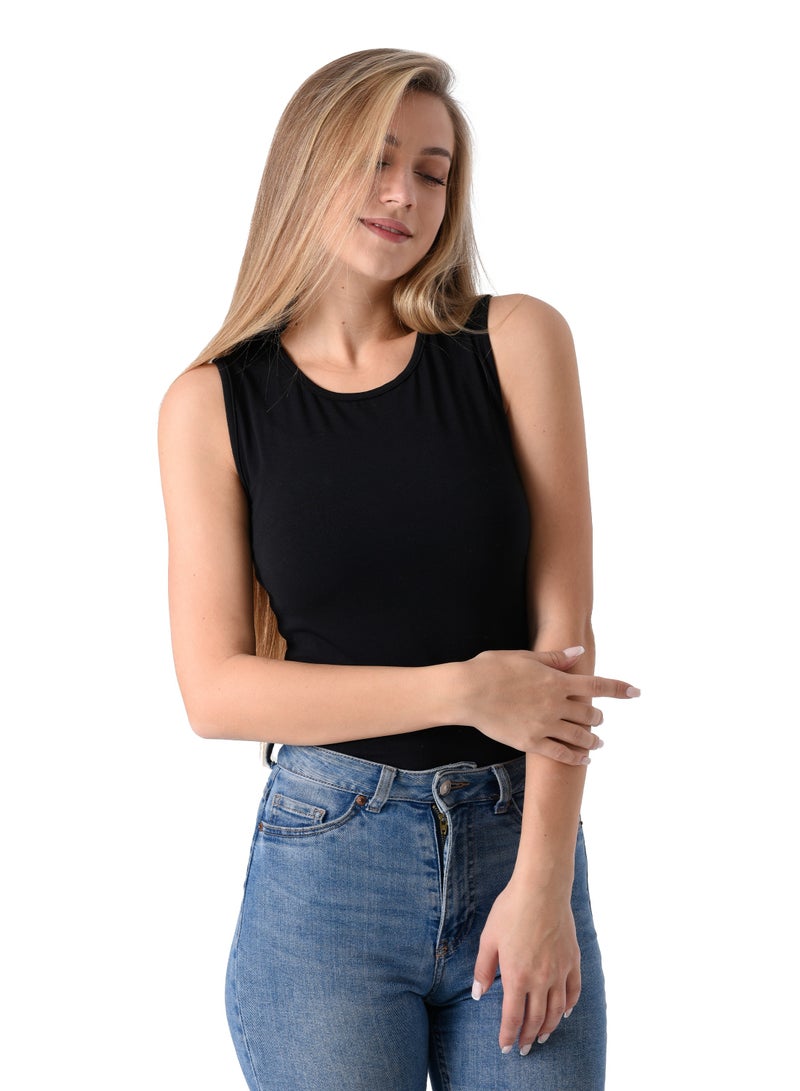 ميلك بدي كت توب عريض قطن - Image 1