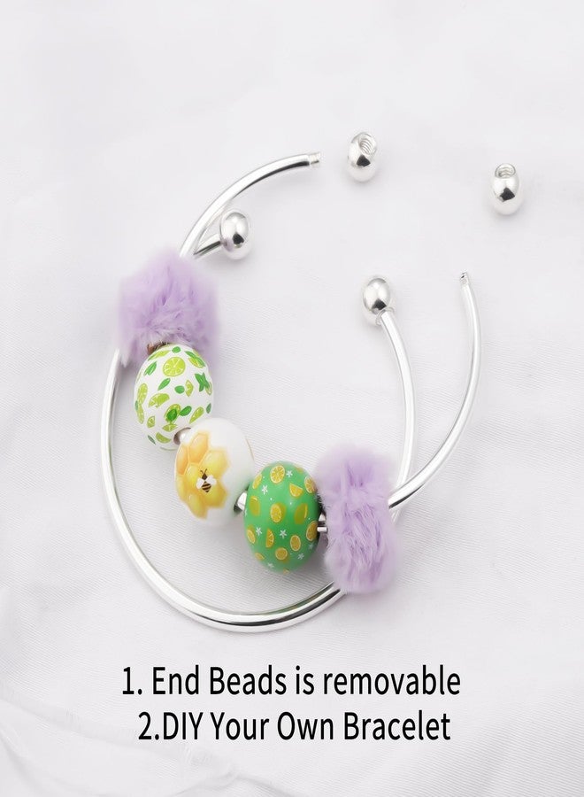 Linsoir beads أساور لينسوار من الفولاذ المقاوم للصدأ قابلة للتعديل للنساء مطلية بالذهب/الفضة/الروديوم أساور بسيطة 3 مم مجموعة أساور مفتوحة 2 قطعة/مجموعة هدايا مجوهرات - Image 2
