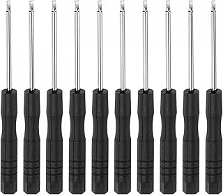 uxcell uxcell Mini Slotted Screwdriver, 1.5mm Flat Head for Watch Eyeglasses Metal Buckle Electronics Repair, 10 Pcs  - Image 1