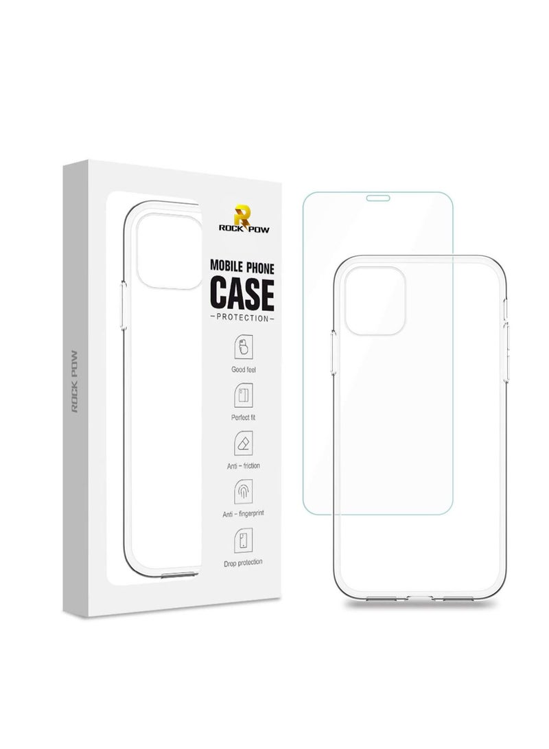 Rock Pow Shockproof Scratch Resistant Case Cover with Screen Protector for Apple iPhone 11 - Image 1