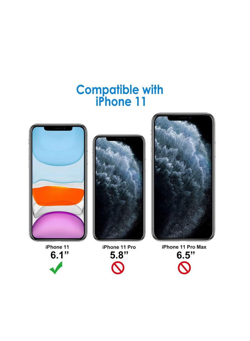 Rock Pow Shockproof Scratch Resistant Case Cover with Screen Protector for Apple iPhone 11 - Image 2