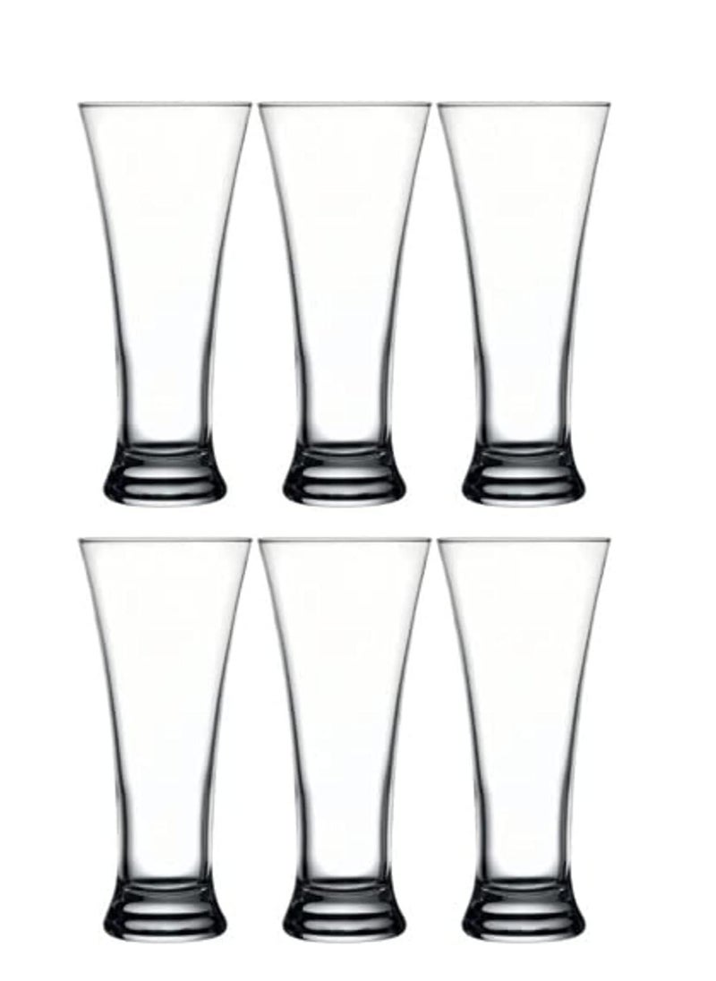 Pasabache Pasabahçe set of large juice cups, 6 pieces  pub  320 ml  Turkish origin  - Image 1