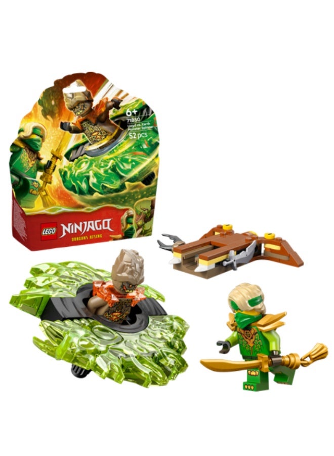 LEGO NINJAGO Lloyd vs. Elemental Monster Spinner Building Set - Image 1
