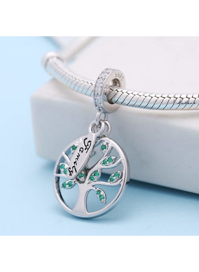 SOUKISS Family Tree Charms Bead Authentic 925 Sterling Silver Tree of Life Family Dangle Charms Pendants fit for European Bracelet - Image 2