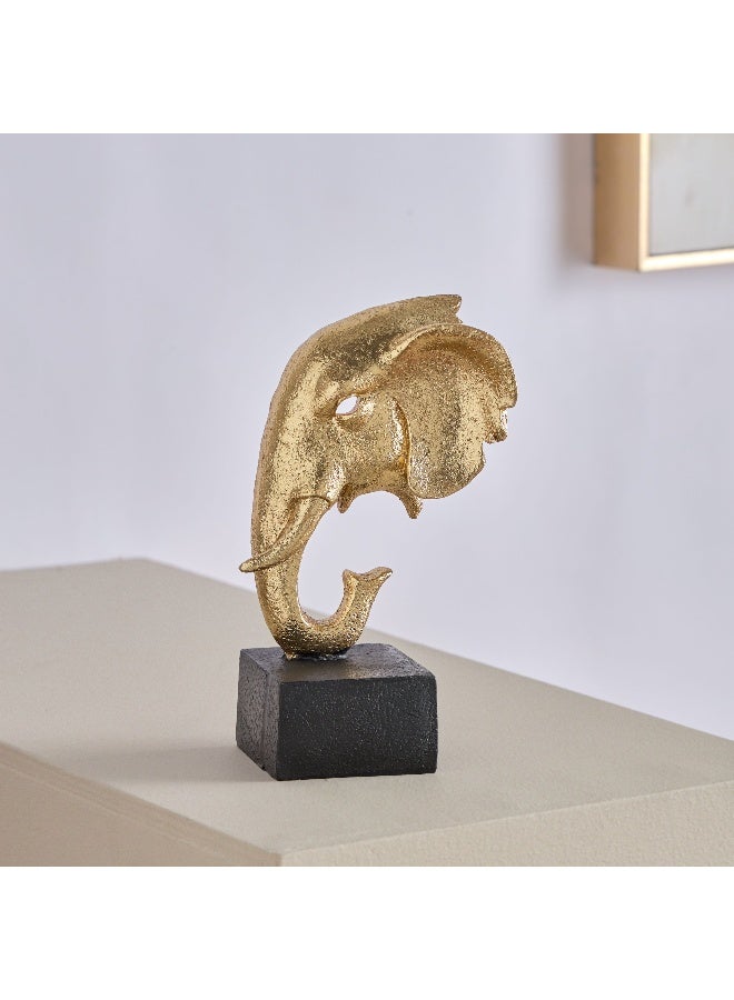 Home Box Wren Polyresin Elephant Head Decorative Accent 16 x 20.5 x 9 cm - Image 2