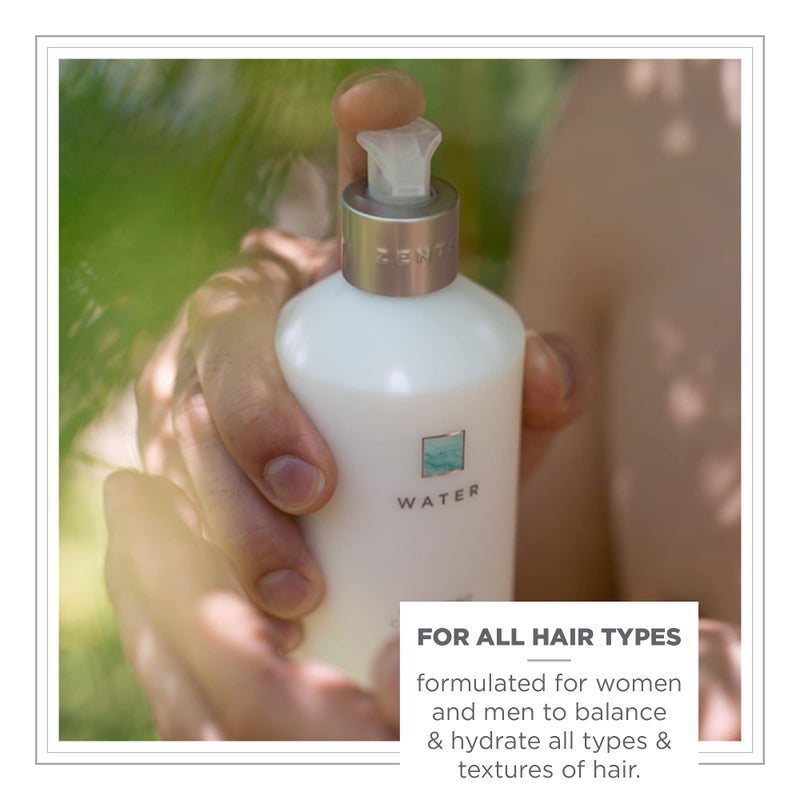 Zents Moisturizing Conditioner, Color Safe and Sulfate-Free with Organic Shea Butter & Jojoba Oil for All Hair Types, 10 fl oz - Image 4