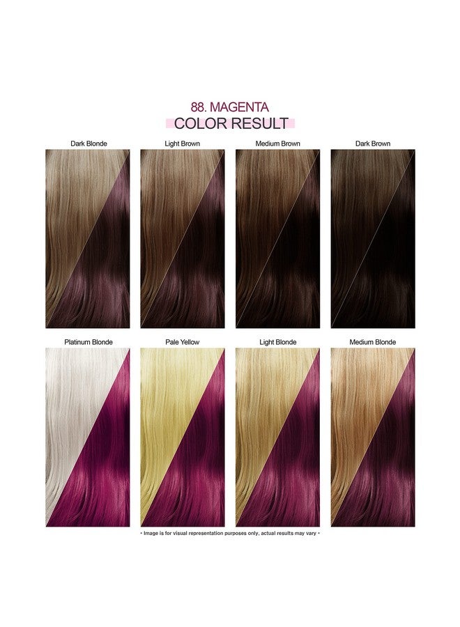 Adore Dore Semi Permanent Hair Color Vegan And Crueltyfree Hair Dye 4 Fl Oz 088 Magenta (Pack Of 2) - Image 4