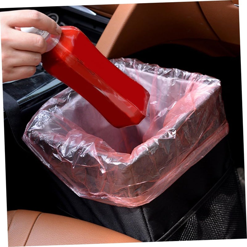 Oxford Car Garbage Can Easy To Clean Seat Storage Trash Bin Lid - Image 5