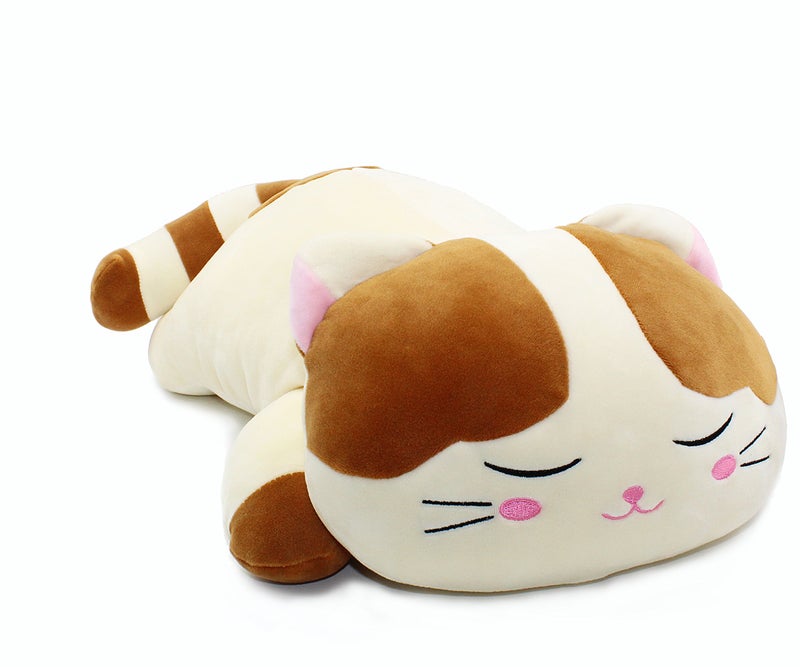 Vintoys Very Soft Cat Big Hugging Pillow Plush Kitten Kitty Stuffed Animals Brown 235 - Image 3