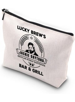 WCGXKO Generic WCGXKO Lucky Brew's Jackie Daytona Regular Human Bartender We Do in Shadow Novelty Zipper Pouch Makeup Bag for Fans (Lucky Brew) 
