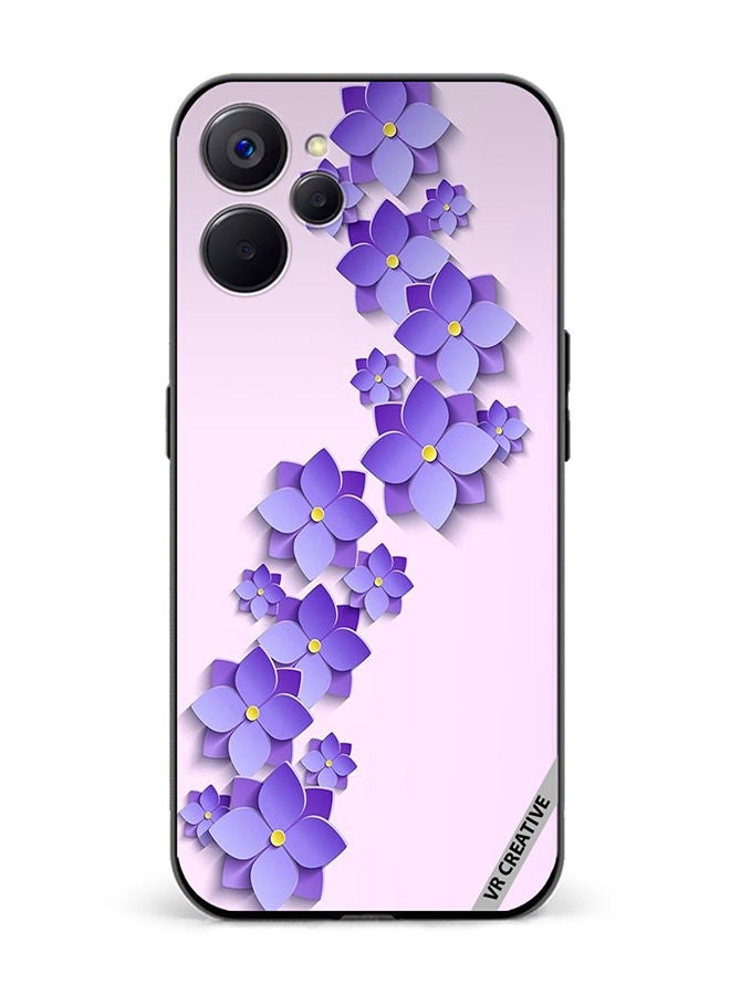 VR CREATIVE Protective Case Cover For Realme 10 5G Flower Design Multicolour - Image 1