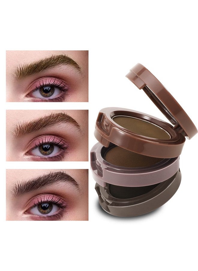 بوبين لوحة بودرة الحواجب من بوبين، 3 ألوان، بودرة حواجب مقاومة للماء، بودرة تحديد الحواجب، بودرة حواجب لتحديد شكل الحواجب بشكل مثالي - Image 2
