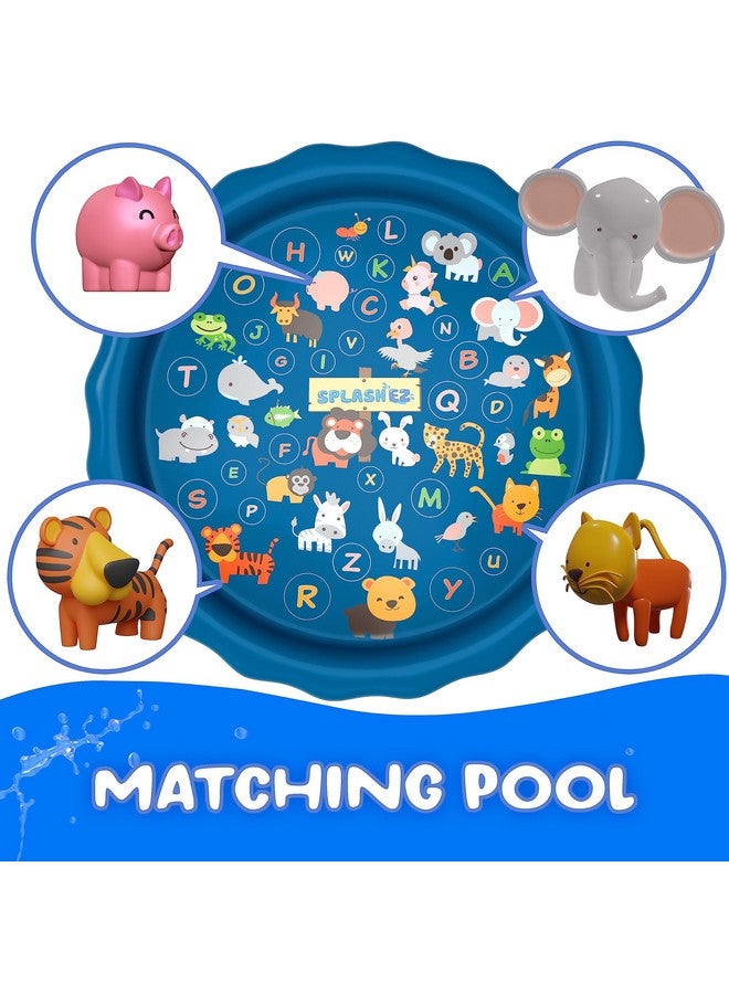 SplashEZ Mold Free Animals Bath Toys, No Hole Bath Toys for Toddlers, Bathtub 14 Animals Set for Kids, No Mold Floating Water Animals Set for Pool, BPA-Free Safe Fun, Infant Babies Ages 1 3 6 12 18 Mo - Image 5