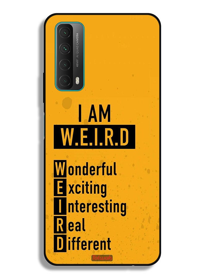 Tolwak - Huawei P smart (2021) Protective Case Cover I Am Weird - Image 1