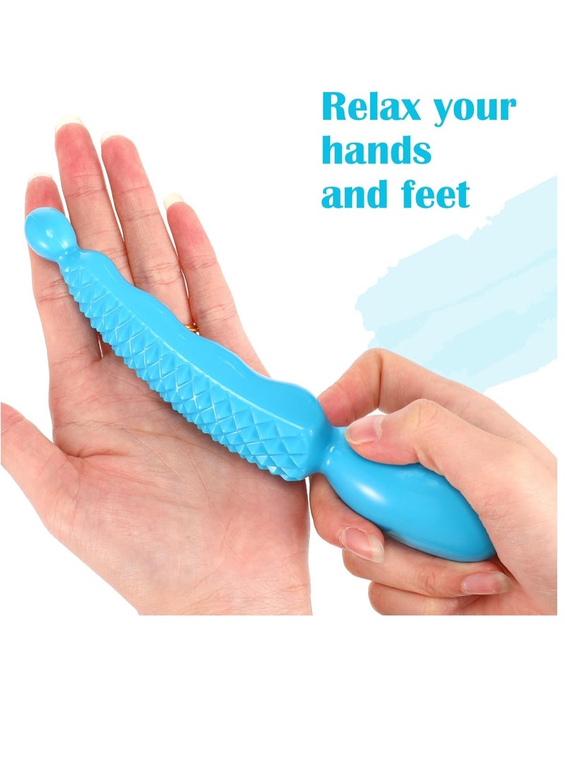 Excefore Glass Foot File Callus Remover for Feet, 4 in 1 Foot Scrubber & Massager & Hair Eraser & Nail File, Foot File for Dead Skin, Heel Scraper for Cracked Heels, Foot Exfoliator Tool - Image 5