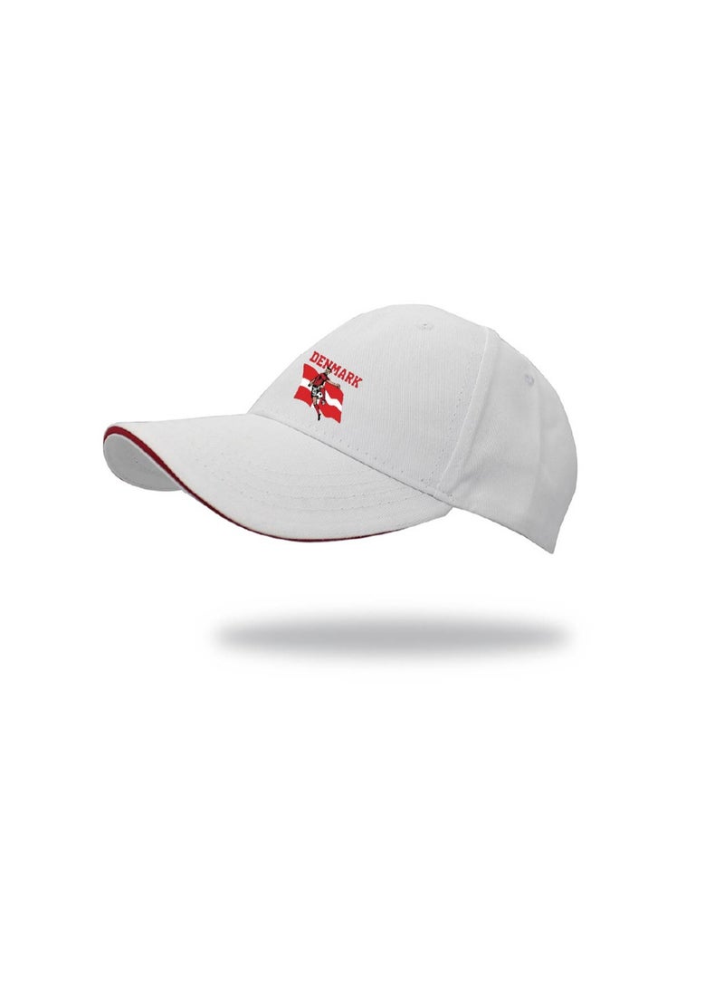 PRINTSHOP4ME Denmark Unisex Adult Football Cap for Both Men and Women With Metal Adjustable Buckle Closure - Perfect for Football Fans, Match Days, Outdoor Activities, and Everyday Wear - Image 4