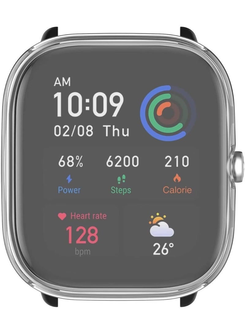 Shockproof Watch Case Compatible with Amazfit Bip 5 , TPU Soft Silicone Screen Protector, Shockproof and Scratch Resistant Watch Case, Full... - Image 4