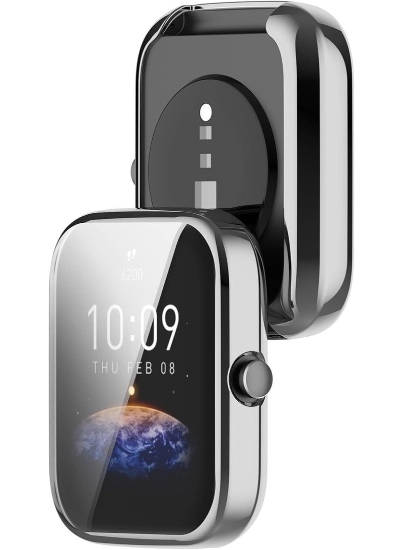 Shockproof Watch Case Compatible with Amazfit Bip 5 , TPU Soft Silicone Screen Protector, Shockproof and Scratch Resistant Watch Case, Full... - Image 3